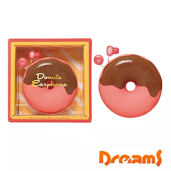 Dreams Donuts Earphone 草莓甜甜圈耳機禮物組