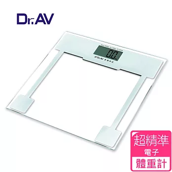 【Dr.AV】超薄大螢幕 電子體重計 (PT-400A)