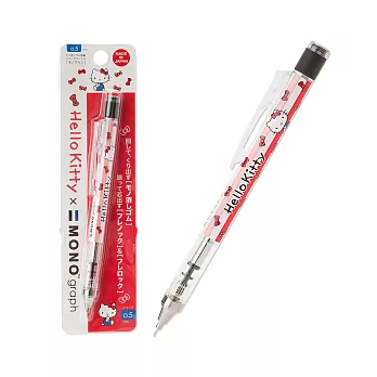 《Sanrio》HELLO KITTY*Tombow MONO GRAPH 0.5mm搖搖自動鉛筆(蝴蝶結)