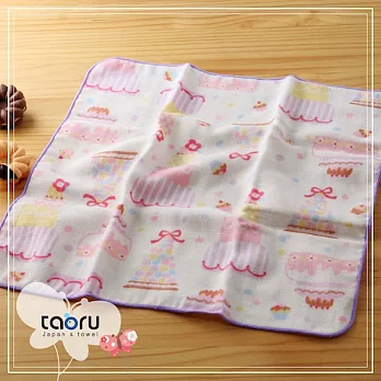 日本毛巾 : 和的風物詩_粉紅派對 30*30 cm (手巾 -- taoru 日本毛巾)
