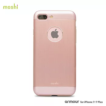 Moshi Armour for iPhone 7 Plus (5.5” ) 超薄鋁製保護背殼粉