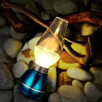 LED復古吹控煤油燈魅光藍