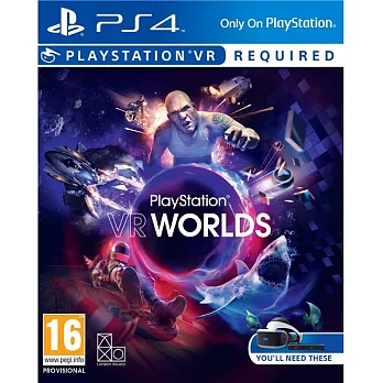 PS4 VR專用 PlayStation VR Worlds-中英文合版