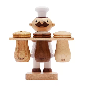 Wooderful life/木製廚房用品/廚師調味瓶組