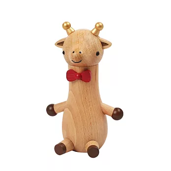 Wooderful life/木製廚房用品/長頸鹿牙籤筒