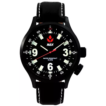 REX Time Traveler TREND 時空旅行趨勢錶 -黑鋼