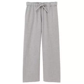 [MUJI無印良品]女有機棉法蘭絨長褲M灰色