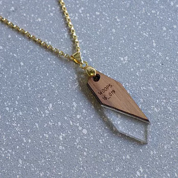 Woops 木頭手作項鍊雙鍊-禁果