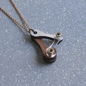 Woops 木頭手作長項鍊-SUPER DNA