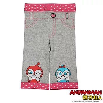 紅精靈藍精靈七分褲90灰