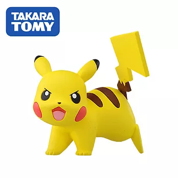 【日本進口正版】神奇寶貝 皮卡丘 PIKACHU 戰鬥皮卡丘 公仔 模型 擺飾 TAKARA TOMY