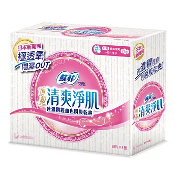 蘇菲 清爽淨肌超薄潔翼日用(23cm)-特規版