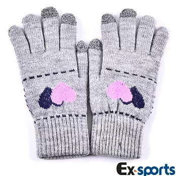 Ex-sports 觸控手套 智慧多功能(女款-502)F-灰色
