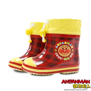麵包超人束口雨鞋14紅