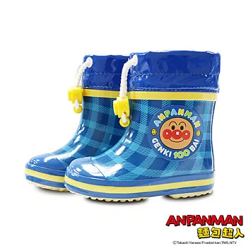 麵包超人束口雨鞋14藍