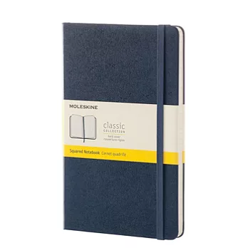 MOLESKINE 彩色筆記本/方格SQUARED/大型L/藍