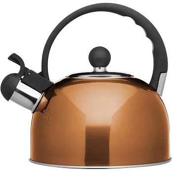 《KitchenCraft》銅面不鏽鋼笛音壺(1.4L)
