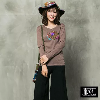 【潘克拉】拼布大象基本T(卡)-FREEFREE卡