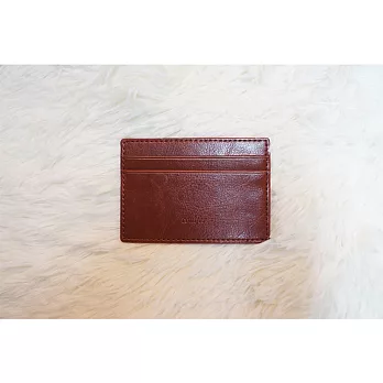 《Cuir》票卡夾。咖