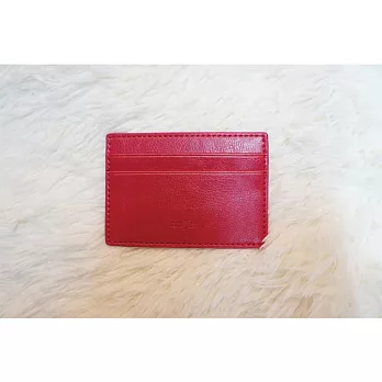 《Cuir》票卡夾。桃