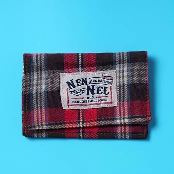 【KEYSTONE】經典格紋小物收納面紙包(紅)