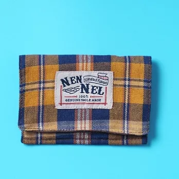 【KEYSTONE】經典格紋小物收納面紙包(黃)