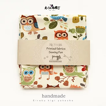 手剪布(600mm*550mm)【花園貓頭鷹‧米】