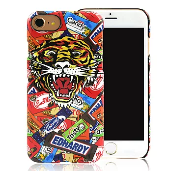 Ed Hardy iPhone 7 (4.7吋)亮面保護殼-糖果老虎
