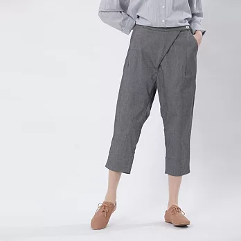 Owen 歐文雙釦老爺褲M麻黑