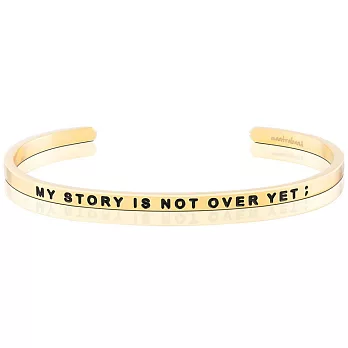 MANTRABAND MY STORY IS NOT OVER YET 撰寫精彩人生 金色