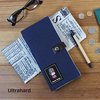 Ultrahard 月見兔長版護照套-小騎兵(深藍)