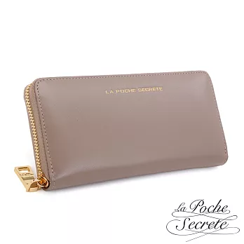 【La Poche Secrete 真皮包包】 綠野仙蹤，牛皮質感長夾 - 森林棕