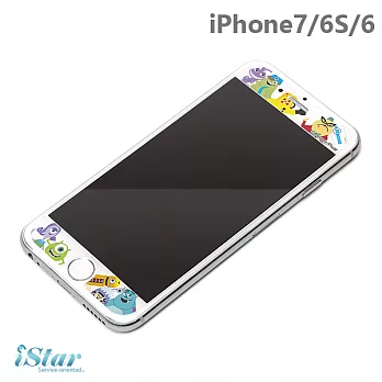【日本 PGA-iJacket】 正版迪士尼 iPhone7/6S/6 防撞擊/防指紋保貼系列 -怪獸電力公司
