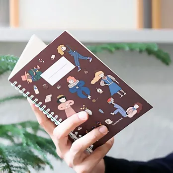 CBB 環裝線條筆記本M01-歡樂