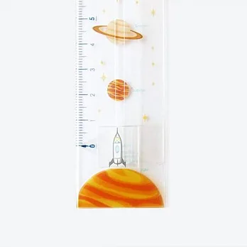 【SUGAI WORLD】Travel Ruler 白日夢尺規15cm_宇宙冒險
