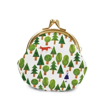 【表現社】nishishuku插畫口金包(S)_靜謐森林