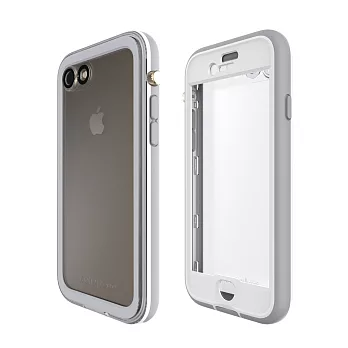 Tech21 英國超衝擊 EVO AQUA iPhone 7 全方位防水防撞硬式保護殼 - 白