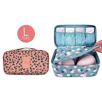 升級版多用途防潑水 衣物收納包/萬用包 粉色豹紋