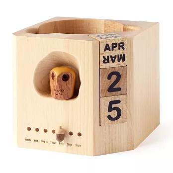 Wooderful life/木製盆器/樹洞萬年曆