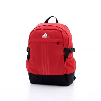 ADIDAS 輕量光感雙層次中型後背包 紅色