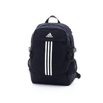 ADIDAS 輕量光感雙層次中型後背包 黑色