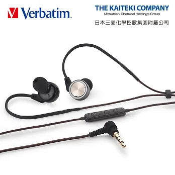 Verbatim VS1 鈦膜單體音控接聽耳掛式耳麥金