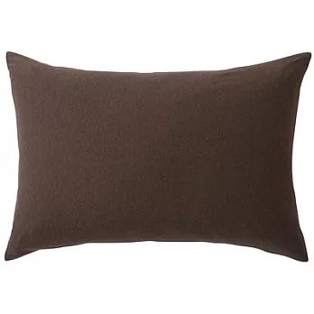 [MUJI無印良品]有機棉天竺枕套/50/混棕