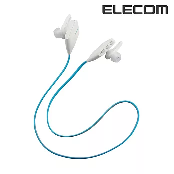ELECOM 防水雙耳藍芽耳麥HPC31-白