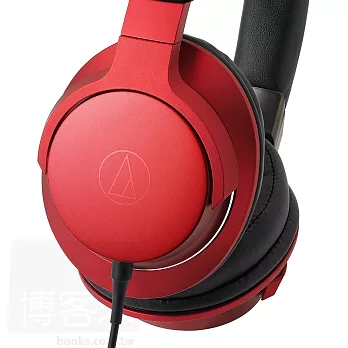 鐵三角 ATH-AR5 紅色 忠於原音的高音質 可插拔式導線 頭戴式 便攜耳機