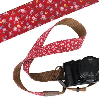 日本 照相機吊帶-玫瑰(紅)(CS05-RD)玫瑰/紅色