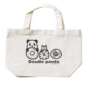日本 塗鴉熊貓午餐袋 - 甜甜圈(DPD20-02)