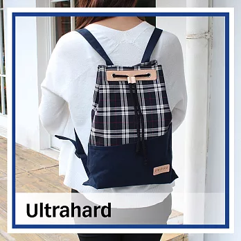Ultrahard College學院束口背包系列-音樂賦格(藍)