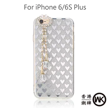 WK Design香港潮牌 克拉克手機保護殼(iPhone 6S Plus)銀色