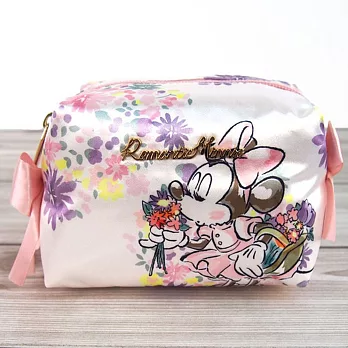 《SHO-BI》迪士尼米妮珠光PU皮革車票證件套(浪漫米妮粉)